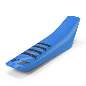 RIBBED Seat Cover - Light Blue/Black
