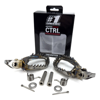 Ti-CTRL Footpegs - Mud-Free  - Yamaha