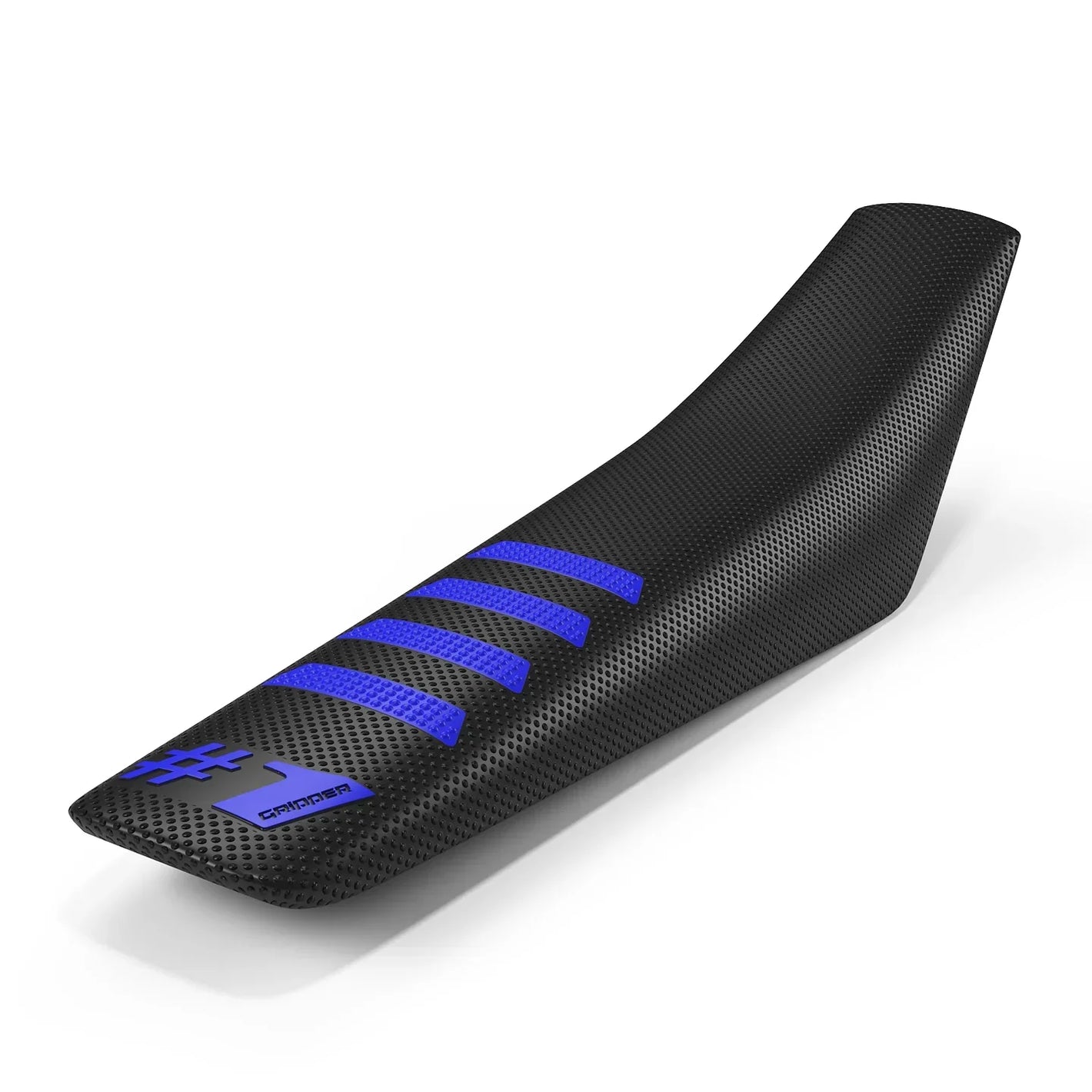 Seat Cover - RIBBED - Black/Blue