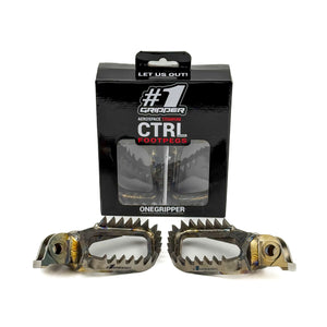 Ti-CTRL Footpegs - Mud-Free  - Sherco