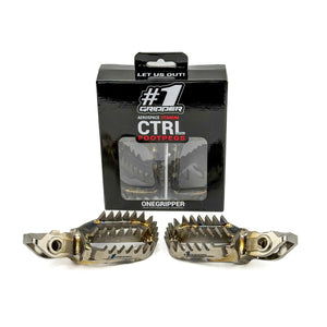 Ti-CTRL Footpegs - Ultra-Grip - KTM/HQV/GG/Beta